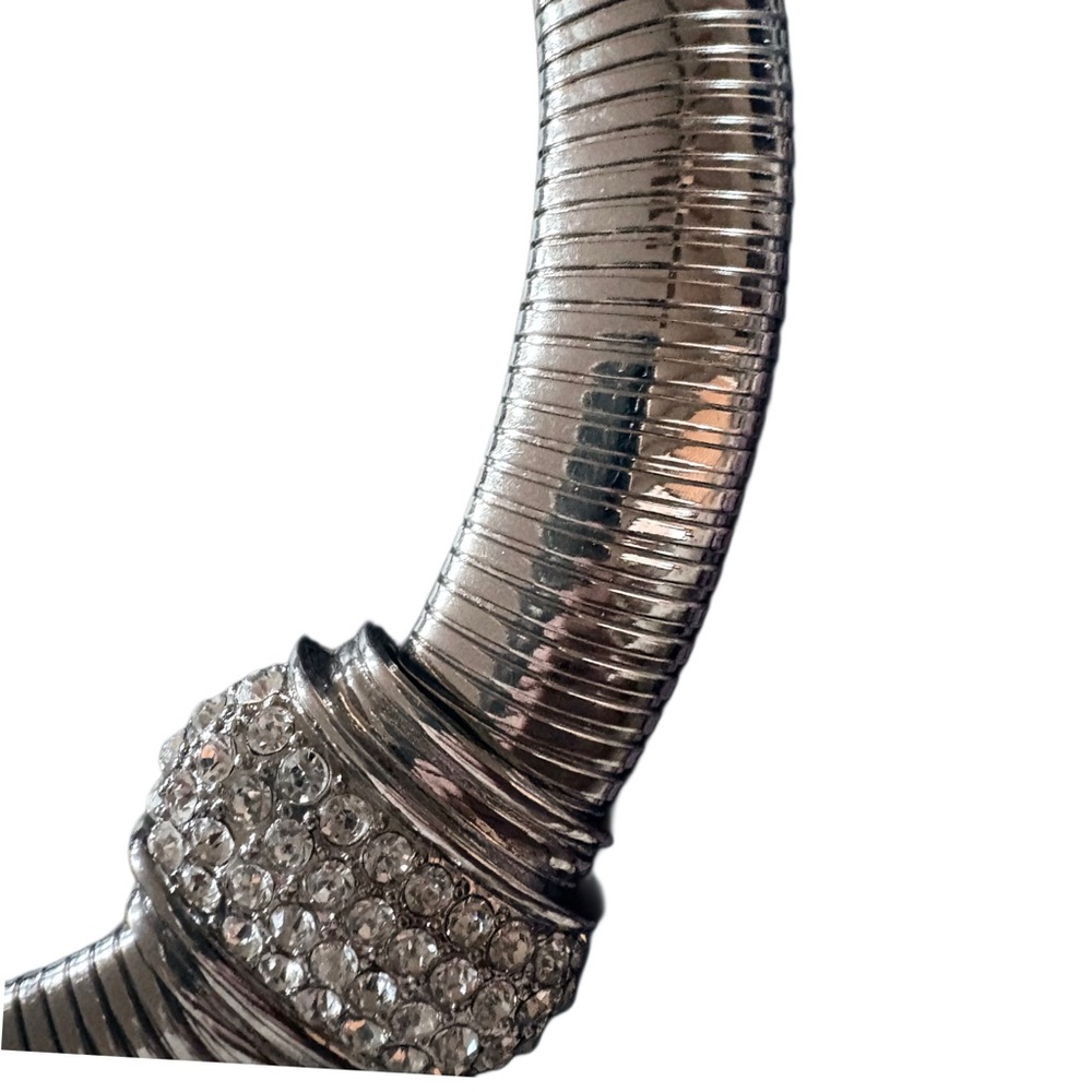 Off Park Collection Omega Chain Crystal Statement Necklace - Picture 4 of 7